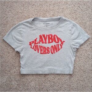 Playboy Lovers Only Cropped Top